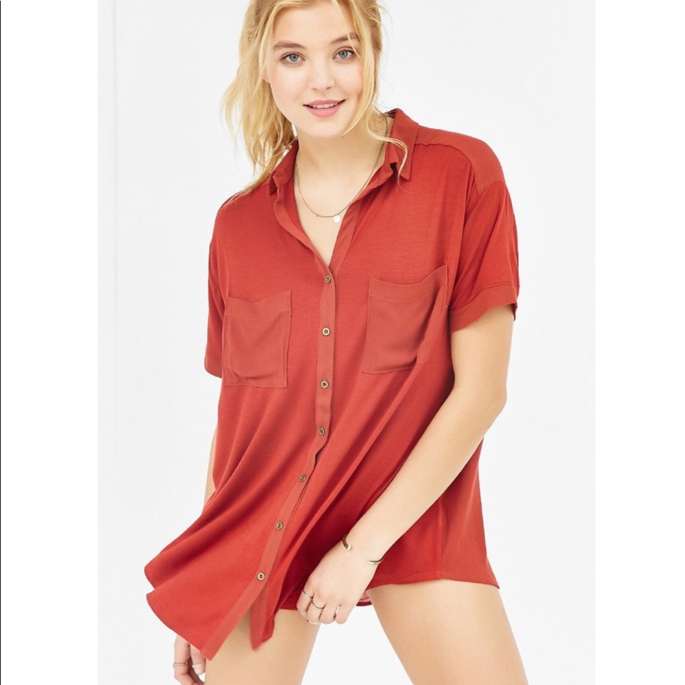 Silence + Noise Erin Button Down, New Without Tag - image 1